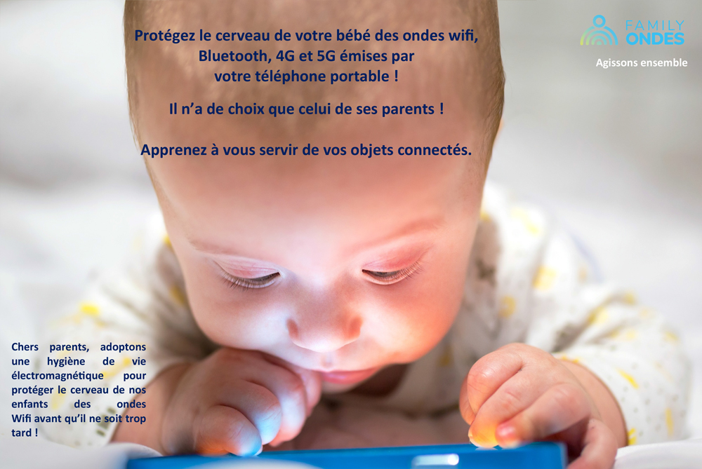 campagne de prévention ondes wifi bébé